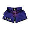 7 Chakras Caduceus Print Muay Thai Boxing Shorts