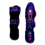 7 Chakras Caduceus Print Muay Thai Shin Guard