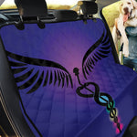7 Chakras Caduceus Print Pet Car Back Seat Cover