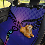 7 Chakras Caduceus Print Pet Car Back Seat Cover