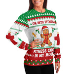 I'm Into Fitness Cookie In My Mouth Ugly Christmas Sweater