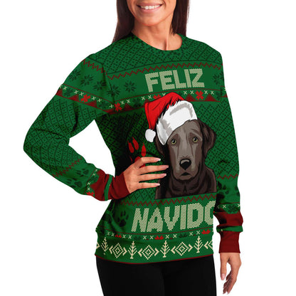 Labrador Feliz Navidog Ugly Christmas Sweater
