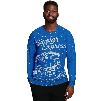 Bipolar Express Ugly Christmas Sweater