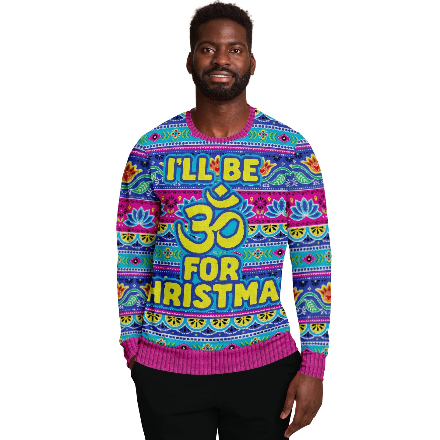 I'll Be Om For Christmas Ugly Christmas Sweater