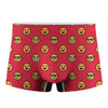 8-Bit Emoji Pattern Print Men's Boxer Briefs