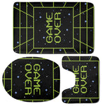 8-Bit Game Over Print 3 Piece Bath Mat Set