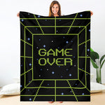 8-Bit Game Over Print Blanket