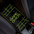 8-Bit Game Over Print Car Center Console Cover