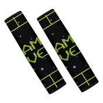 8-Bit Game Over Print Car Seat Belt Covers