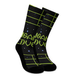 8-Bit Game Over Print Crew Socks