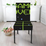 8-Bit Game Over Print Dining Chair Slipcover