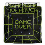 8-Bit Game Over Print Duvet Cover Bedding Set