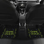 8-Bit Game Over Print Front and Back Car Floor Mats