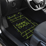 8-Bit Game Over Print Front and Back Car Floor Mats