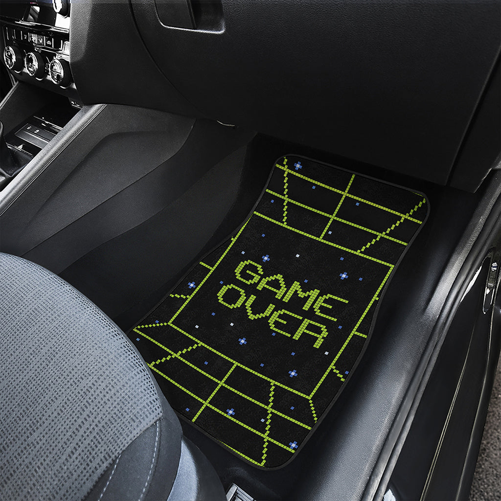 8-Bit Game Over Print Front and Back Car Floor Mats