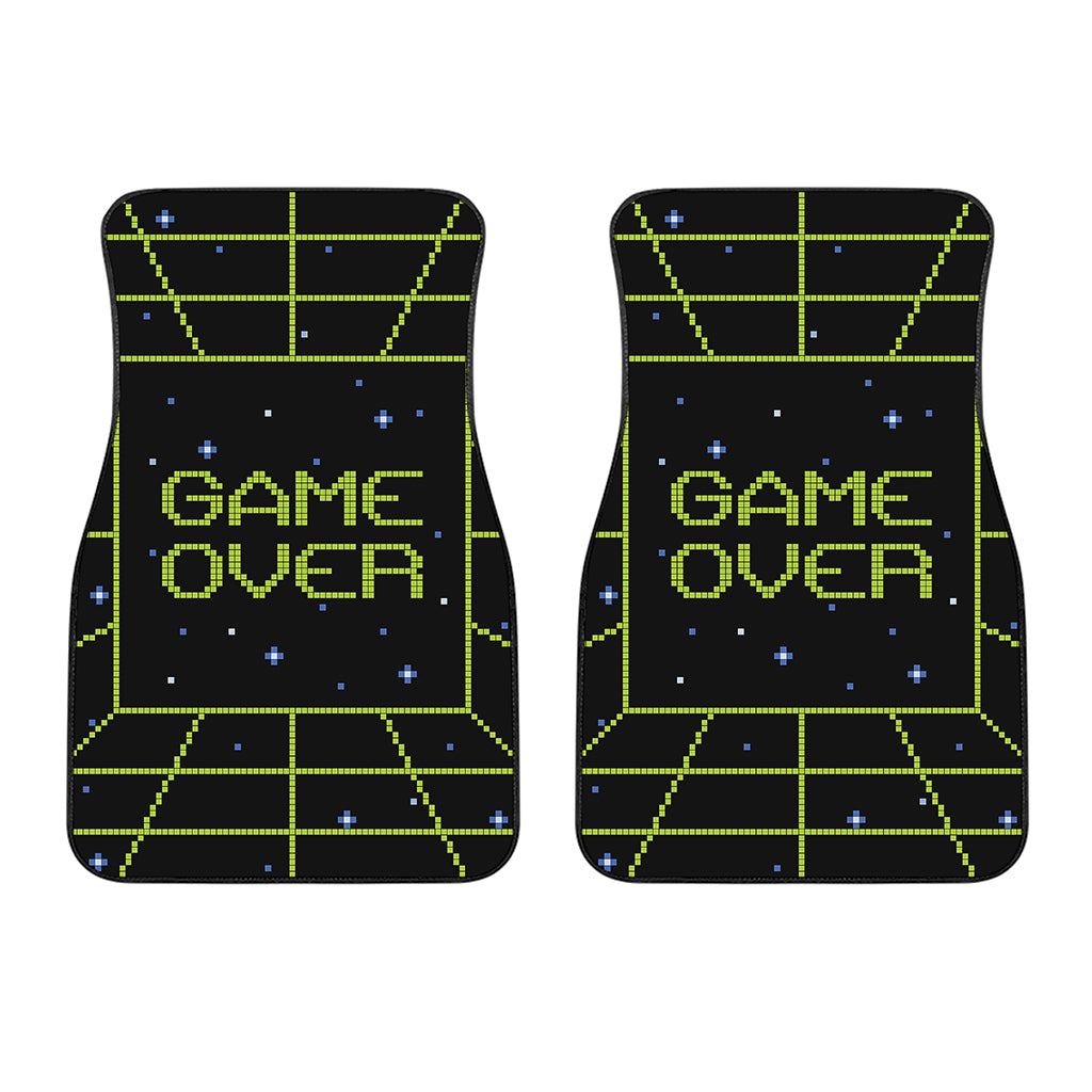 8-Bit Game Over Print Front Car Floor Mats