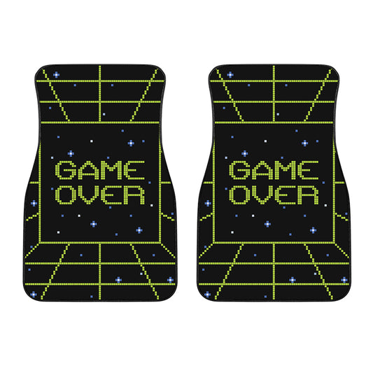 8-Bit Game Over Print Front Car Floor Mats