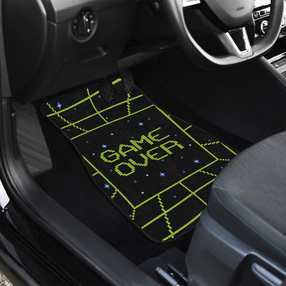 8-Bit Game Over Print Front Car Floor Mats