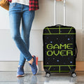 8-Bit Game Over Print Luggage Cover