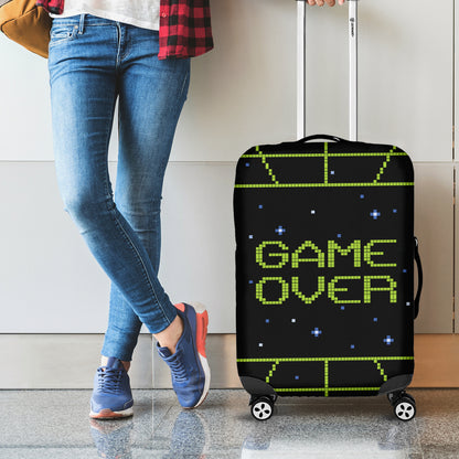 8-Bit Game Over Print Luggage Cover