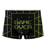8-Bit Game Over Print Men's Boxer Briefs