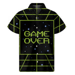 8-Bit Game Over Print Men's Short Sleeve Shirt