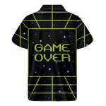 8-Bit Game Over Print Men's Short Sleeve Shirt