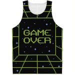 8-Bit Game Over Print Men's Tank Top
