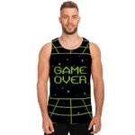 8-Bit Game Over Print Men's Tank Top
