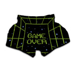 8-Bit Game Over Print Muay Thai Boxing Shorts