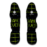 8-Bit Game Over Print Muay Thai Shin Guard