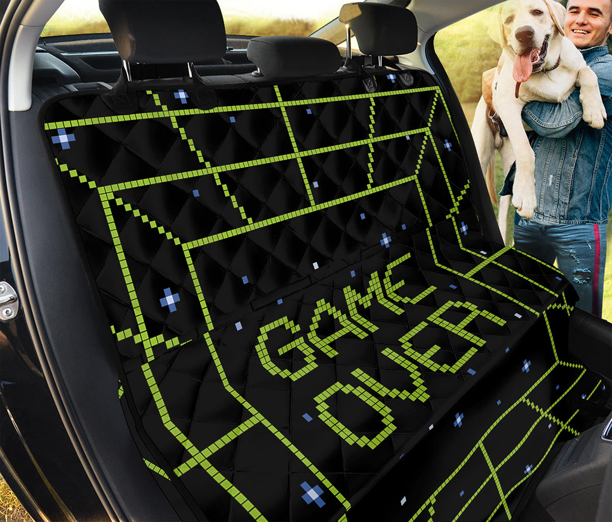 8-Bit Game Over Print Pet Car Back Seat Cover
