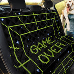 8-Bit Game Over Print Pet Car Back Seat Cover