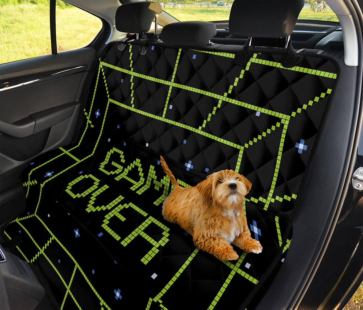 8-Bit Game Over Print Pet Car Back Seat Cover