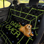 8-Bit Game Over Print Pet Car Back Seat Cover