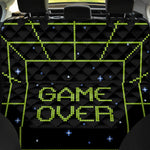 8-Bit Game Over Print Pet Car Back Seat Cover