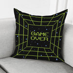 8-Bit Game Over Print Pillow Cover
