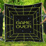 8-Bit Game Over Print Quilt