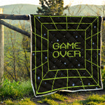 8-Bit Game Over Print Quilt