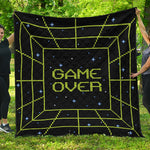 8-Bit Game Over Print Quilt