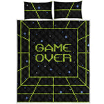 8-Bit Game Over Print Quilt Bed Set