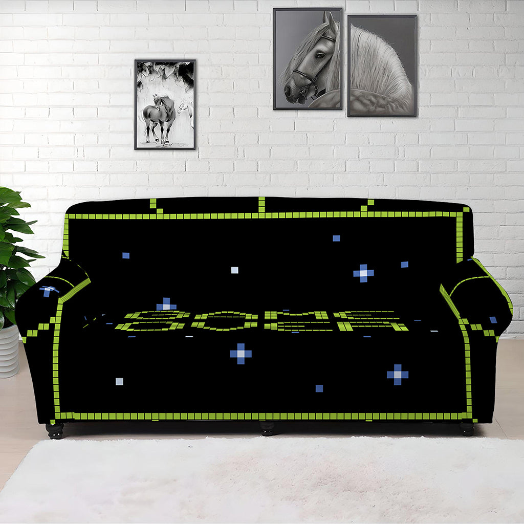 8-Bit Game Over Print Sofa Cover