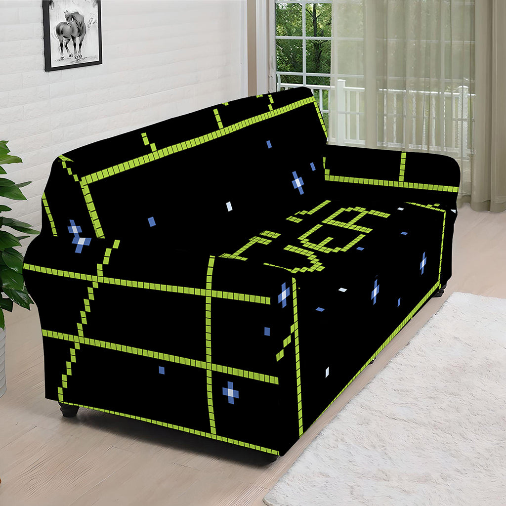 8-Bit Game Over Print Sofa Cover