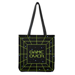 8-Bit Game Over Print Tote Bag