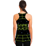 8-Bit Game Over Print Women's Racerback Tank Top