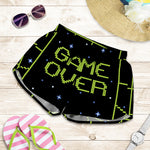 8-Bit Game Over Print Women's Shorts