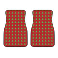 8-Bit Pixel Christmas Tree Pattern Print Front Car Floor Mats