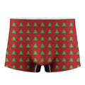 8-Bit Pixel Christmas Tree Pattern Print Men's Boxer Briefs