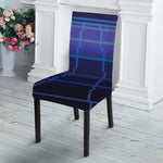 8-Bit Pixel Digital Landscape Print Dining Chair Slipcover