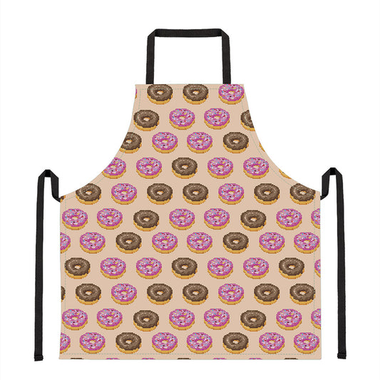 8-Bit Pixel Donut Print Apron
